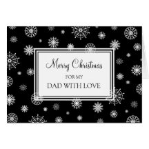 Tarjeta blanco y negro de las Felices Navidad del 