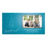Tarjeta brillante de la foto de la alegría tarjeta con foto personalizada