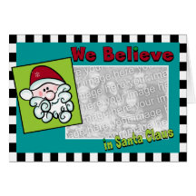 Tarjeta caprichosa de Papá Noel
