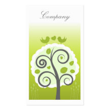 Tarjeta caprichosa del perfil del jardín tarjeta de visita