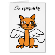 Tarjeta cariñosa de Symapthy del mascota del gato 