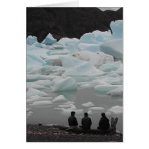 Tarjeta chilena del glaciar