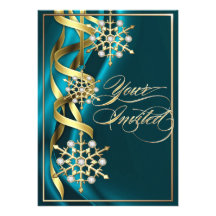 Tarjeta chillona Jeweled del día de fiesta del tru Invitaciones Personales