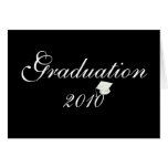 Tarjeta clásica 2010 de la invitación de la gradua