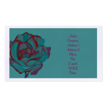 Tarjeta color de rosa del negocio/del perfil tarjetas de negocios