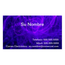 Tarjeta Comercial - Azul y Rosa Tarjeta De Negocio