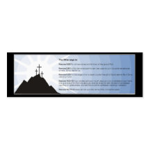Tarjeta cristiana de la zona de la biblia plantilla de tarjeta de visita