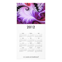 Tarjeta de 2012 calendarios - vides nevosas tarjetas con fotos personalizadas