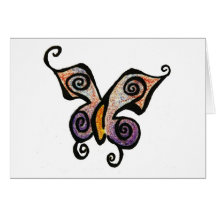 Tarjeta de Becky de la mariposa