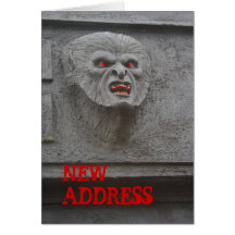 Tarjeta de carácter del horror del hombre lobo