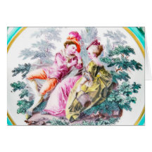 Tarjeta de Chelsea del ancla del oro, circa 1765