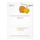 Tarjeta de contestación de RSVP de los pares de As Invitaciones Personalizada