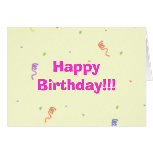 Tarjeta de cumpleaños asombrosa