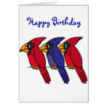 Tarjeta de cumpleaños cardinal AP