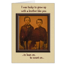Tarjeta de cumpleaños chistosa de los hermanos
