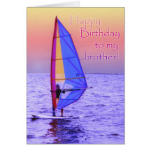 Tarjeta de cumpleaños de Brother
