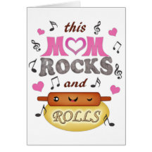 Tarjeta de cumpleaños de encargo de la mamá/de la 