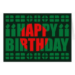 Tarjeta de cumpleaños de la bandera de Bangladesh