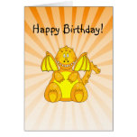 Tarjeta de cumpleaños de las escorias