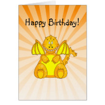Tarjeta de cumpleaños de las escorias