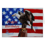 Tarjeta de cumpleaños del aceo de la libertad
