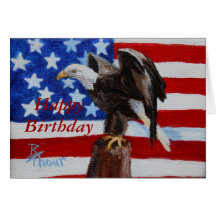 Tarjeta de cumpleaños del aceo de la libertad