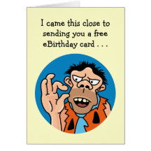 Tarjeta de cumpleaños divertida