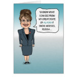 Tarjeta de cumpleaños divertida de Sarah Palin