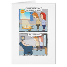 Tarjeta de cumpleaños divertida: Gato que toma el 