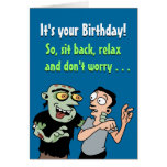 Tarjeta de cumpleaños divertida: Más viejo