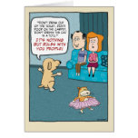Tarjeta de cumpleaños divertida: Reglas del perro