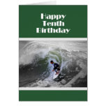 Tarjeta de cumpleaños feliz de la persona que prac