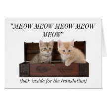 Tarjeta de cumpleaños loca divertida de señora Cat