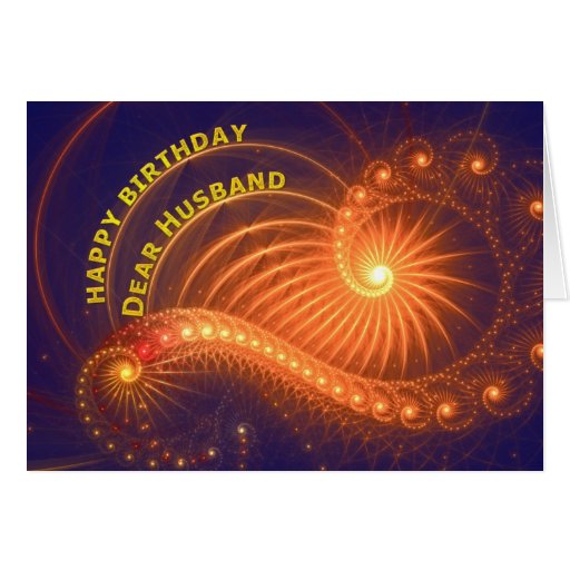 Tarjeta de cumpleaños para el marido de Zazzle.es