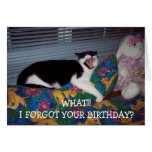 TARJETA DE CUMPLEAÑOS TARDÍA