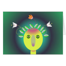 Tarjeta de DIOS de la FLOR