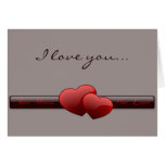 Tarjeta de dos corazones