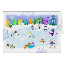 Tarjeta de encargo de la foto del navidad de la di