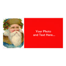 Tarjeta de encargo de la foto del navidad tarjetas con fotos personalizadas