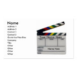 Tarjeta de encargo de la industria cinematográfica tarjetas de visita