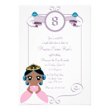 Tarjeta de encargo de la invitación del cumpleaños