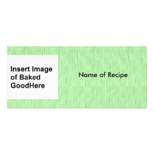 Tarjeta de encargo de la receta tarjetas publicitarias