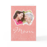 Tarjeta de encargo del día de madre de la foto tarjetas