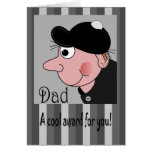 Tarjeta de encargo del día del premio del papá y d