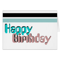 Tarjeta de encargo del feliz cumpleaños tarjetas