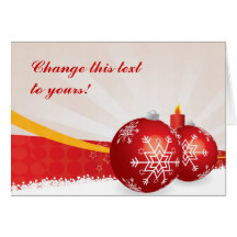 Tarjeta de felicitación adaptable de Chrismas