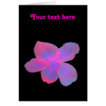 Tarjeta de felicitación adaptable de la begonia fl