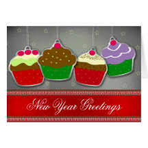 Tarjeta de felicitación adaptable del ornamento de