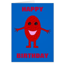 Tarjeta de felicitación adaptable feliz de la uva 