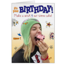 Tarjeta de felicitación adolescente del cumpleaños
